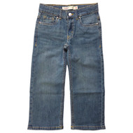 Levis Boys Relaxed Fit Straight Leg Light Wash Blue Denim Jeans
