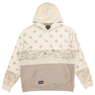 Dogg Supply by Snoop Dogg Mens Natural Paisley Popover Hoodie Sweatshirt