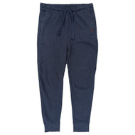 U.S. Polo Assn. Mens Rinse Blue Heather Fleece Joggers Sweatpants