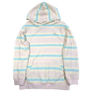 Boys Beige Quicksilver Hoodie Sweatshirt With Front Pocket