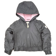 Jessica Simpson Girls Black Light Weight Hooded Jacket Coat