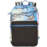 Volcom School Backpack 18" Blue Tie Dye Backpack with Padded Compartment