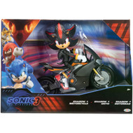Sonic the Hedgehog Articulated 5-inch Shadow Action Figure & Motorcycle