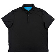 Birdie Bound Mens Black Short Sleeve Golf Polo Shirt 3XL