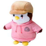 Pudgy Penguins Plush Buddies (Series 2) has Pink Hoodie Brown Hat Stuffed Animal