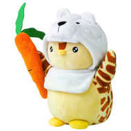 Pudgy Penguins Plush Buddies Giraffe wearing Polar Bear Hat Stuffed Animal Pal
