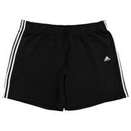 Adidas Tall Mens Black Fleece Workout Shorts 4XLT