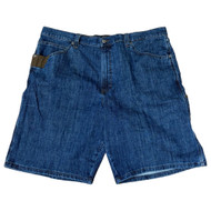 Wrangler Workwear Mens Blue Flex Denim Work Shorts Relaxed Fit