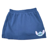 Disney Stitch Girls Fleece Skort Navy Blue Soft Pull‑On Skirt XL (14/16)