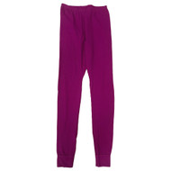 Womens Purple Waffle Pant Base Layer Pant Thermal Underwear Long Johns