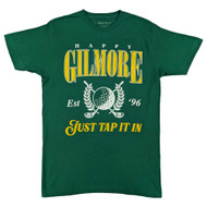 Happy Gilmore Mens Green Short Sleeve Graphic Tee Shirt