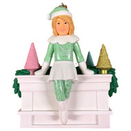 Martha On The Mantel Green Martha Stewart Holiday Christmas Ornament