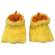 Infant Boys & Girls Fuzzy Plush Yellow Duck Slippers