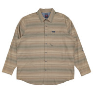 Wrangler Outdoor Mens Fraser Green & Beige Long Sleeve Single Pocket Shirt XL