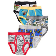 Boys Teenage Mutant Ninja Turtles 5pc Set Underwear Briefs Small 6