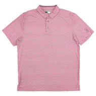 PGA TOUR Pro Series Mens Pink Geo Short Sleeve Golf Polo Shirt X-Large