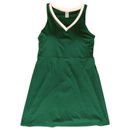 Xersion Womens Sleeveless Green Athletic Tank Tennis Dress