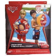 Disney Cars Swim Ring & Beach Ball Combo Pool Toys
