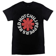 Red Hot Chili Peppers Mens Black Short Sleeve Graphic Tee Shirt 2XL