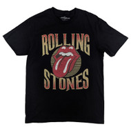 The Rolling Stones Mens Black Short Sleeve Crew Neck Graphic T-Shirt
