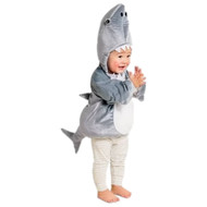 Toddler & Infant Boys Hooded Pullover Gray Shark Halloween Costume