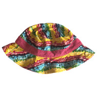 Girls Reversible Yellow & Pink Bucket Hat