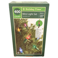400 Count Multi-Color Mini Lights Christmas Holiday String Light Set