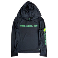 Boys John Deere Quick Drying Hooded Long Sleeved T-Shirt Hoodie