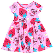 Infant & Toddler Girls Pink Strawberry Shortcake Dress