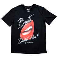 Womens (Jrs) Black Bratz "Dump Him!" Short Sleeve T-Shirt Tee Shirt