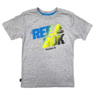 Reebok Boys Gray With Reebok Logo Short Sleeve Tee Shirt T-Shirt
