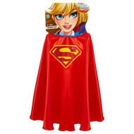 DC Super Hero Girls Supergirl Red Cape Halloween Costume 4-6X