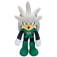 Sonic X DC Silver As Green Lantern 9 inch Plush Figure, Stuffed Action Figure