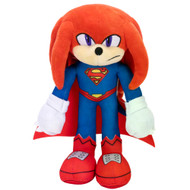Sonic X DC Knuckles as Superman 9-inch Plush Figure, Stuffed Action Figure