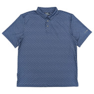 Ben Hogan Mens Blue High Tide Short Sleeve Performance Golf Polo Shirt