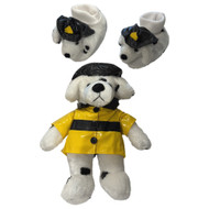 Toddler Boys Plush Dalmatian Puppy Dog Slippers & Stuffed Animal