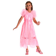 Girls Wicked Glinda The Good Witch Pink Dress Halloween Costume