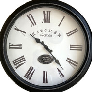 Edinburgh Clock Works Kitchen Wares 16" Wall Clock, Quartz Accuracy