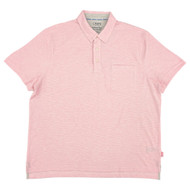 Chaps Seacoast Wash Mens Pink Short Sleeve Slub Polo Shirt 2XL