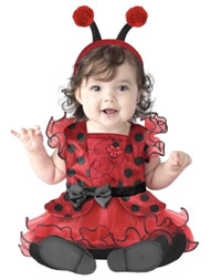 Infant Girls Lovebug Tutu Ladybug Red Dress Halloween Costume