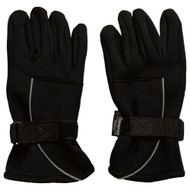 Mens Black Water Resistant Snow & Ski Winter Gloves