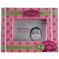 Baby Essentials Lil Lady Picture Frame 4x6 inch, Ladybug Baby Photo Frame