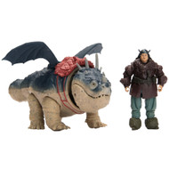 Dreamworks Dragons How to Train Your Dragon Gronckle & Fishlegs Action Figures