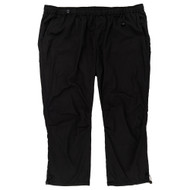 Arizona Mens Big & Tall Black Baggy Fit Tapered Leg Flex Pants
