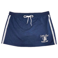 Peanuts Women's Blue Snoopy "Come Sail With Me" Themed Mini Skirt