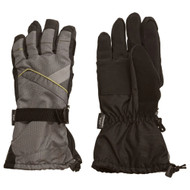 Nordic Track Mens Insulated Gray Water Reistant Snow & Ski Winter Gloves