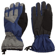 Nordic Track Mens Insulated Blue & Gray Water Reistant Snow & Ski Gloves