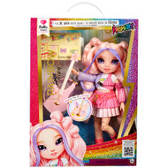 Rainbow High Jr High Rock Band, Bella Parker Pink 9” Fashion Doll with Guitar