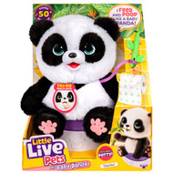 Little Live Pets Baby Panda ChuChu Interactive Plush Pet, 50 Sounds & Reactions