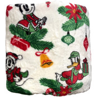 Big One Oversized Plush Mickey Mouse & Friends Christmas Throw Blanket, 5'x6'